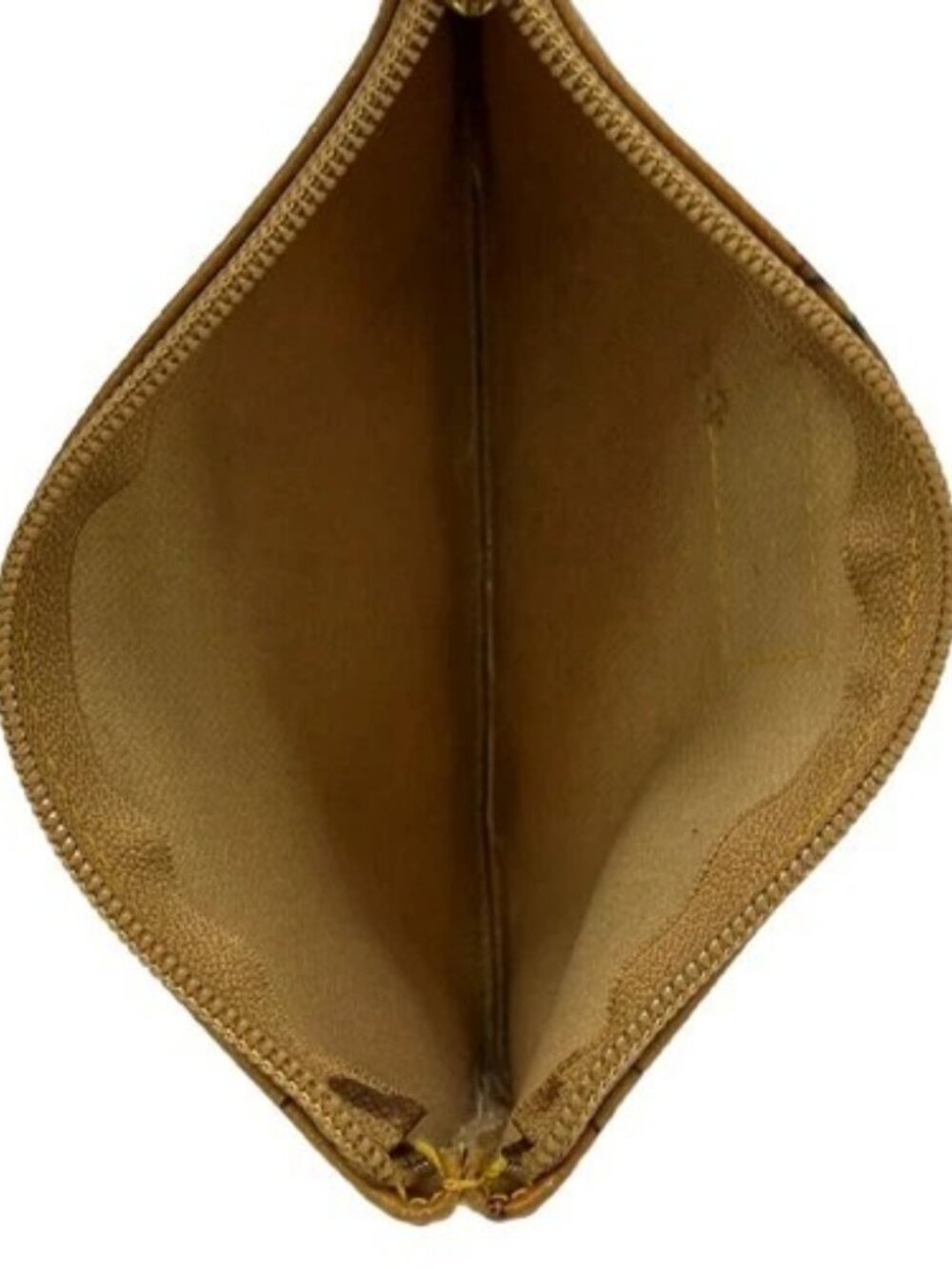 PRIMA CLASSE ALVIERO MARTINI Brown Dark Brown Multi PVC Leather Pouch - Picture 4 of 8